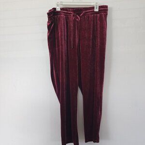 NWT Torrid Velour Red Jogger Sweatpants 2